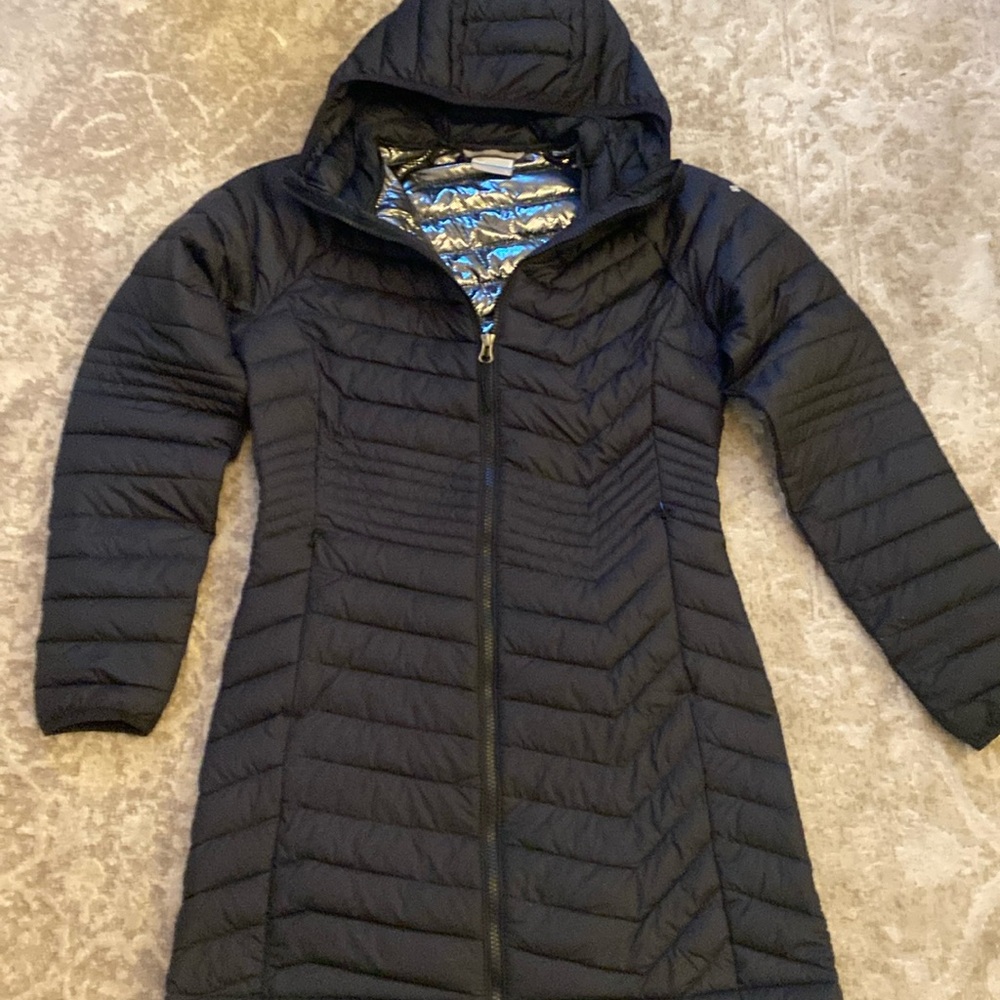 Women’s Medium Columbia Omni-heat dual zip winter coat
